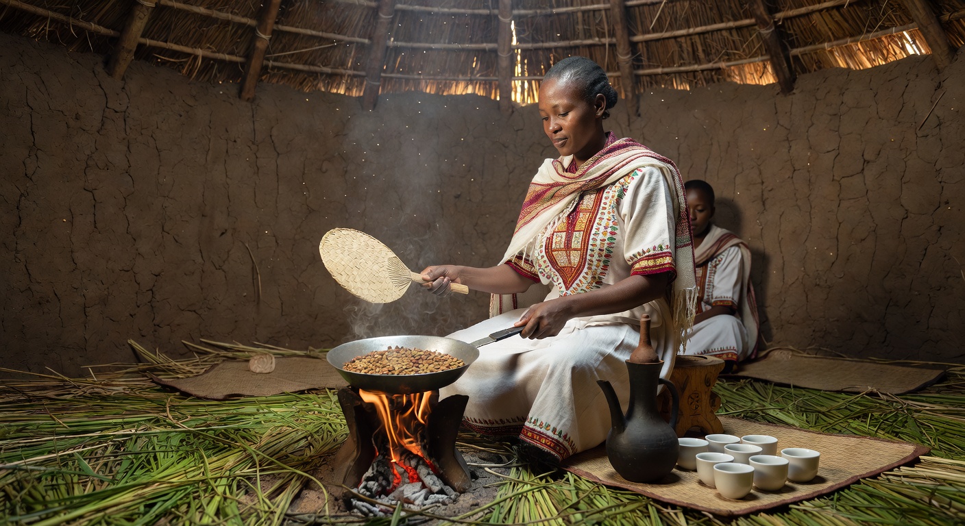 Ethiopian Coffee Ceremony