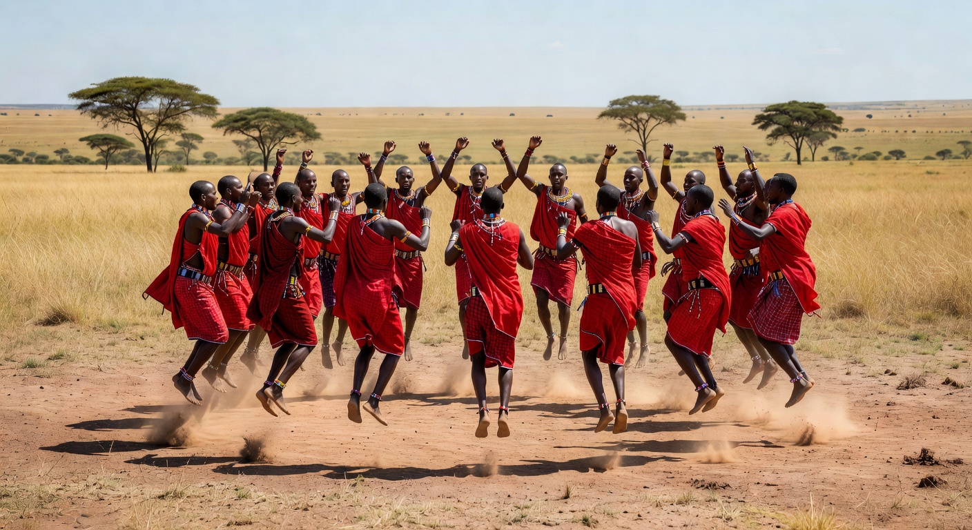 Maasai Jumping Dance Kenya — Culti Field Team